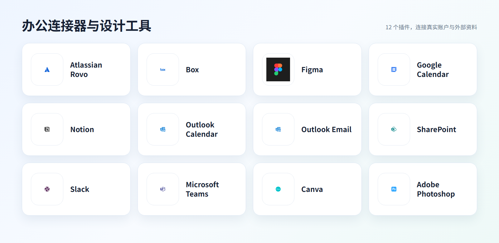 外部 App 型插件图标速查