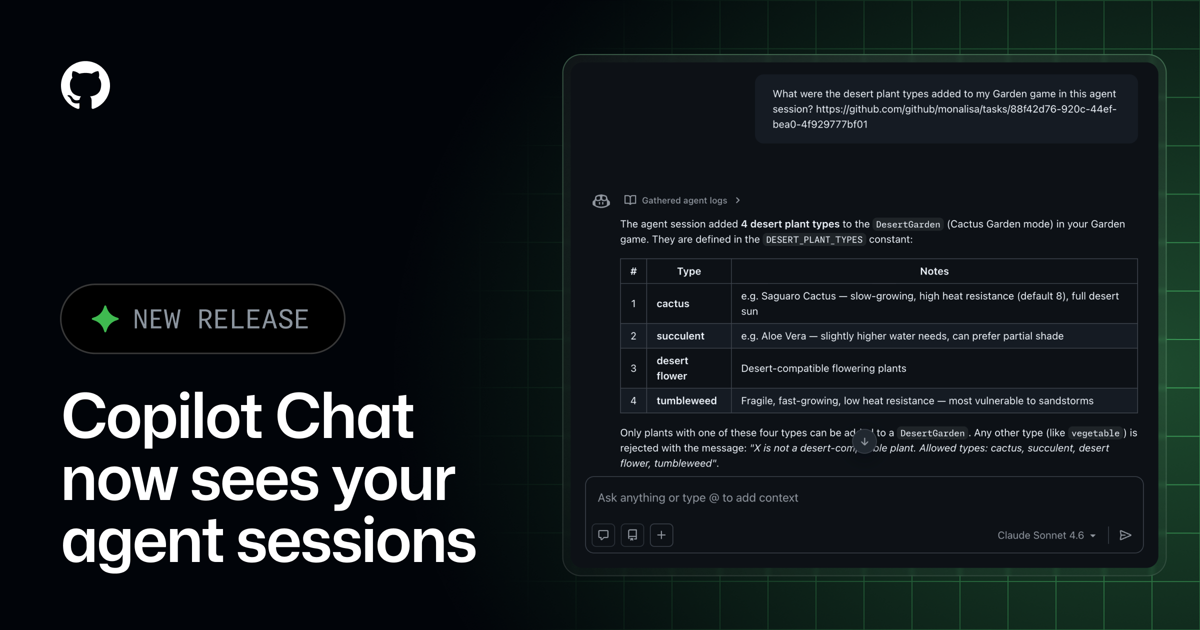 Copilot Chat 可读取 agent 历史会话，GitHub 正在补齐“对话 + 代理”的连续工作流封面