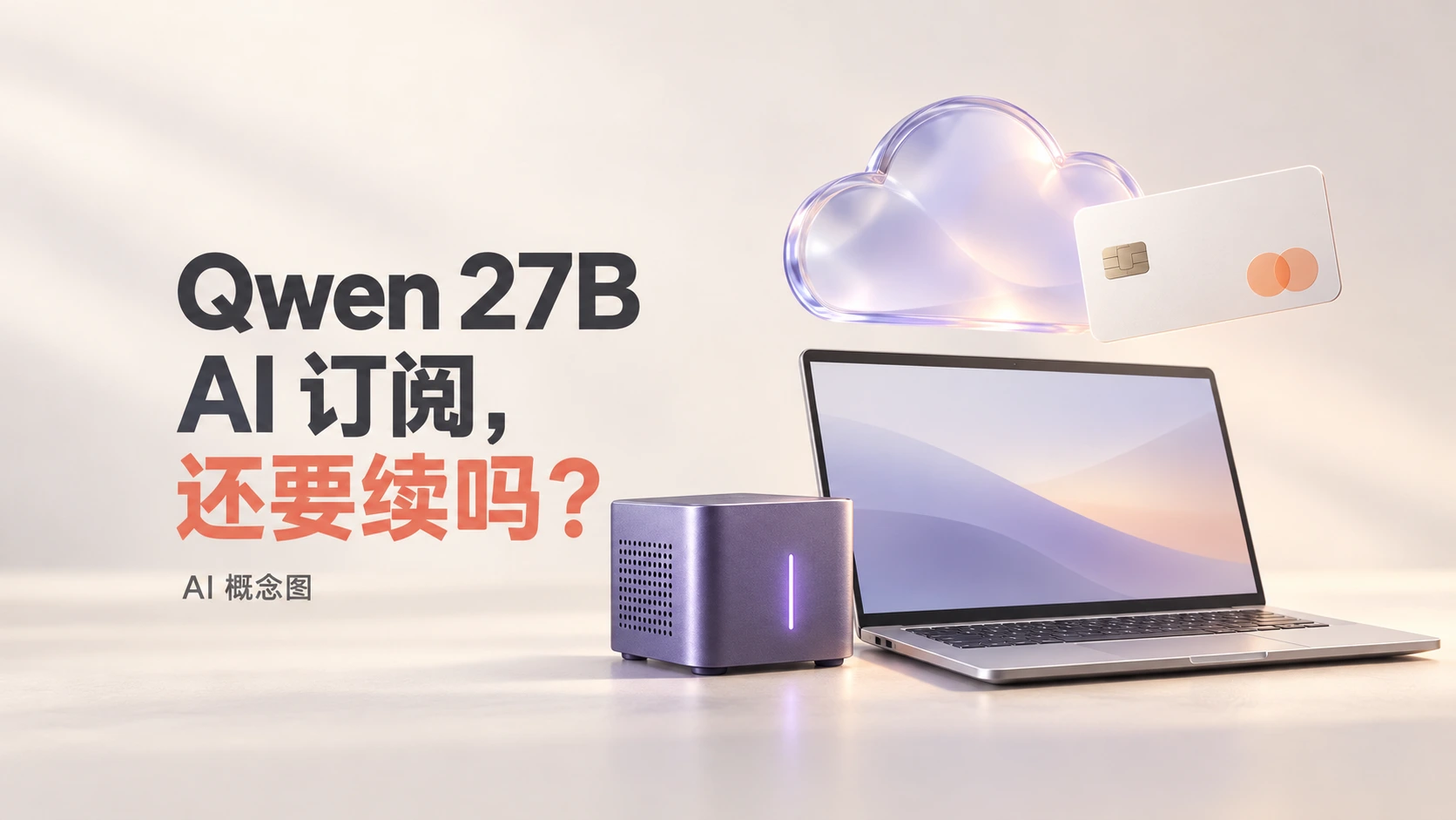 本地 Qwen 27B：你的 AI 订阅费，还值得继续交吗？封面